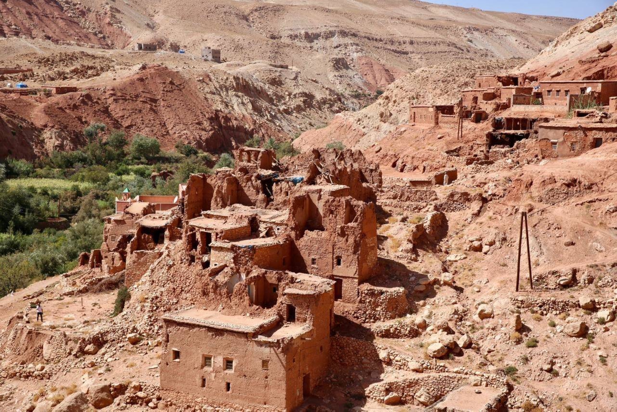 Sadiki visite des zones agricoles impactées par le séisme à Ouarzazate