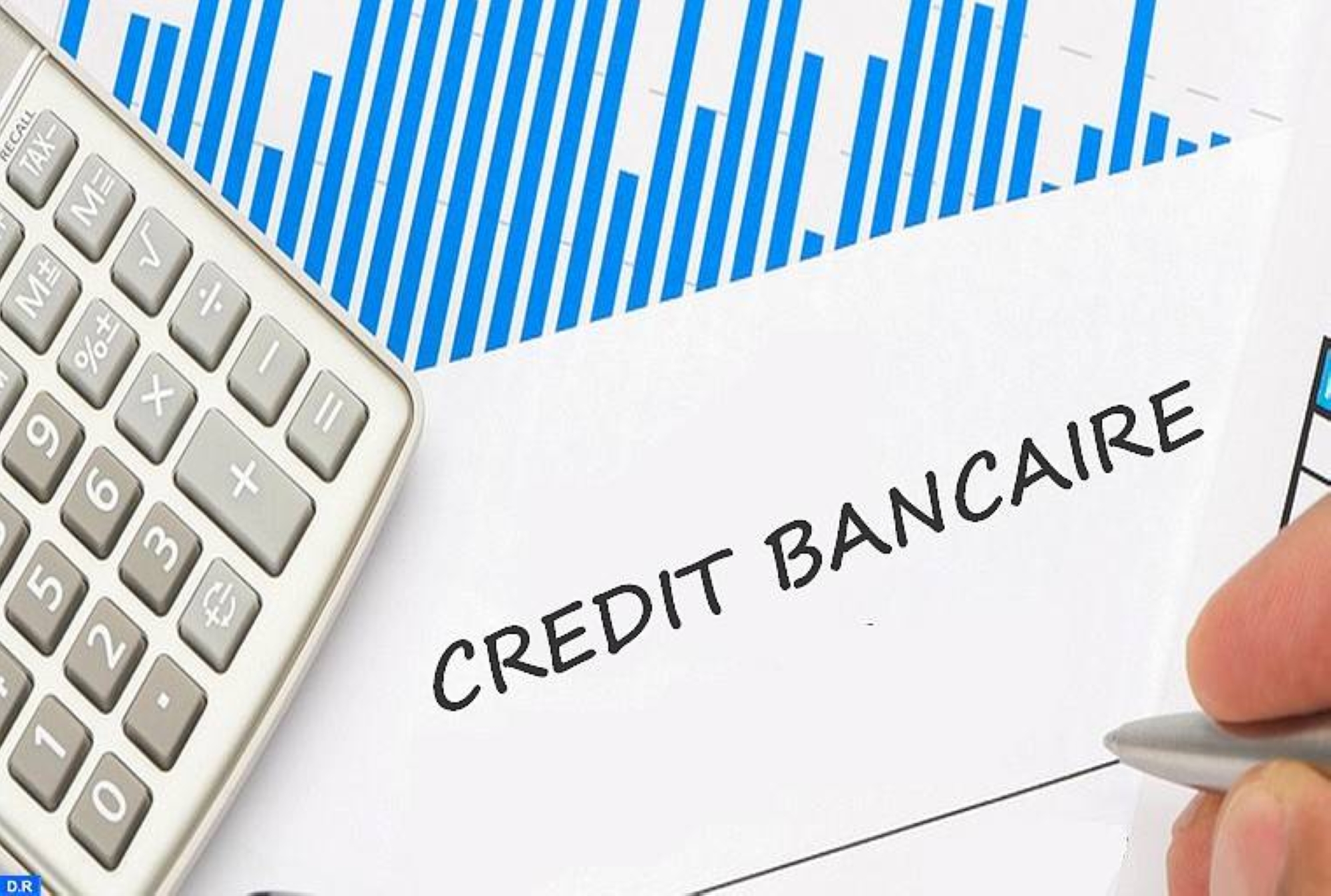 Crédit bancaire : accroissement de 4,6% à fin août, porté par les crédits à l’équipement
