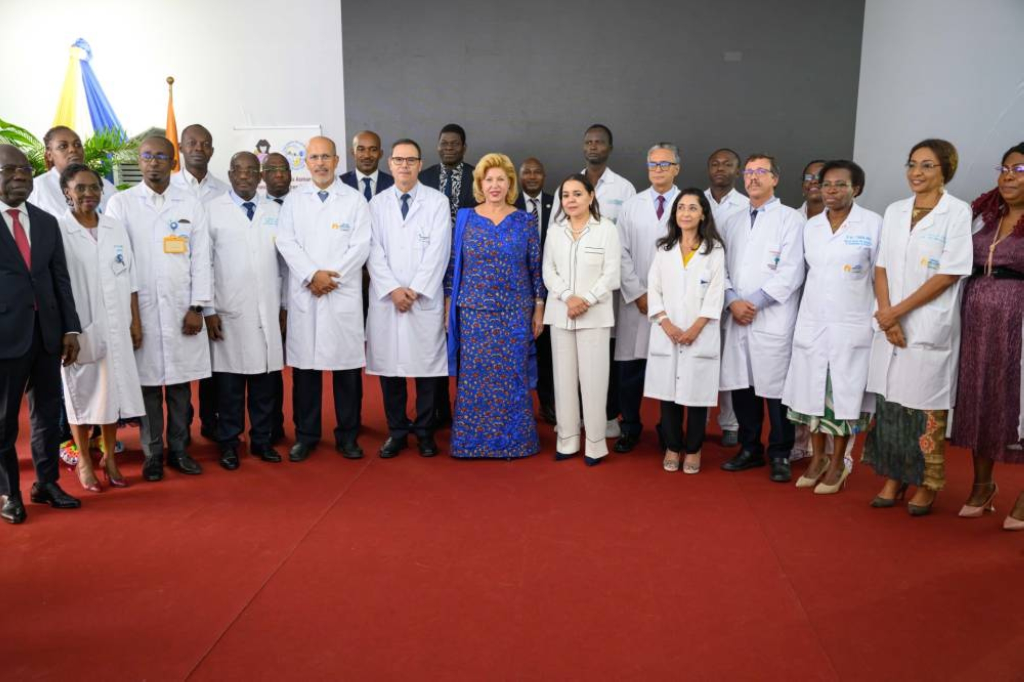 S.A.R. la Princesse Lalla Asmae et la Première Dame de Côte d'Ivoire lancent à Abidjan la 2ème phase de l’opération "Unis, on s’entend mieux"