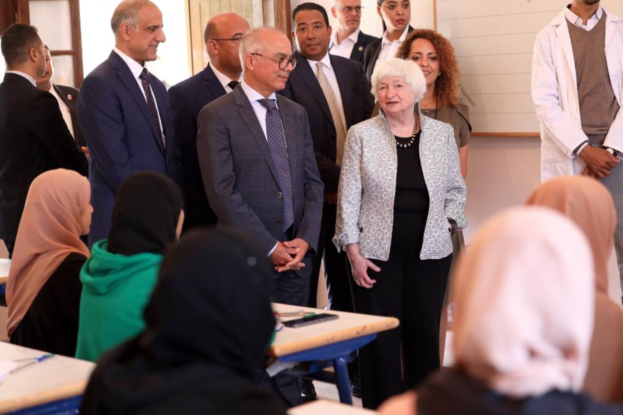 Séisme : le message de solidarité de la secrétaire américaine au Trésor aux élèves des régions touchées