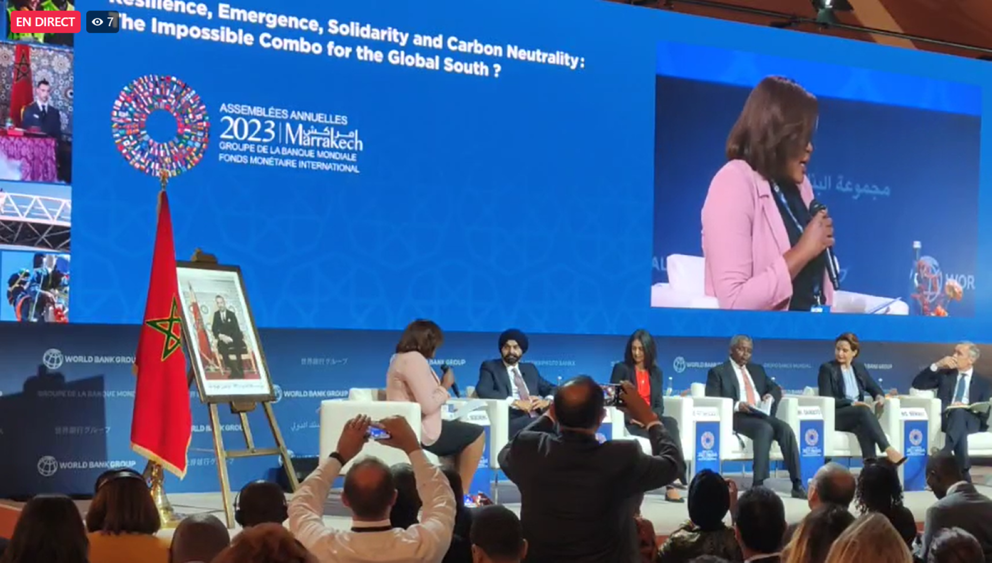 En direct des Assemblées FMI-BM : Résilience, émergence, solidarité et neutralité carbone