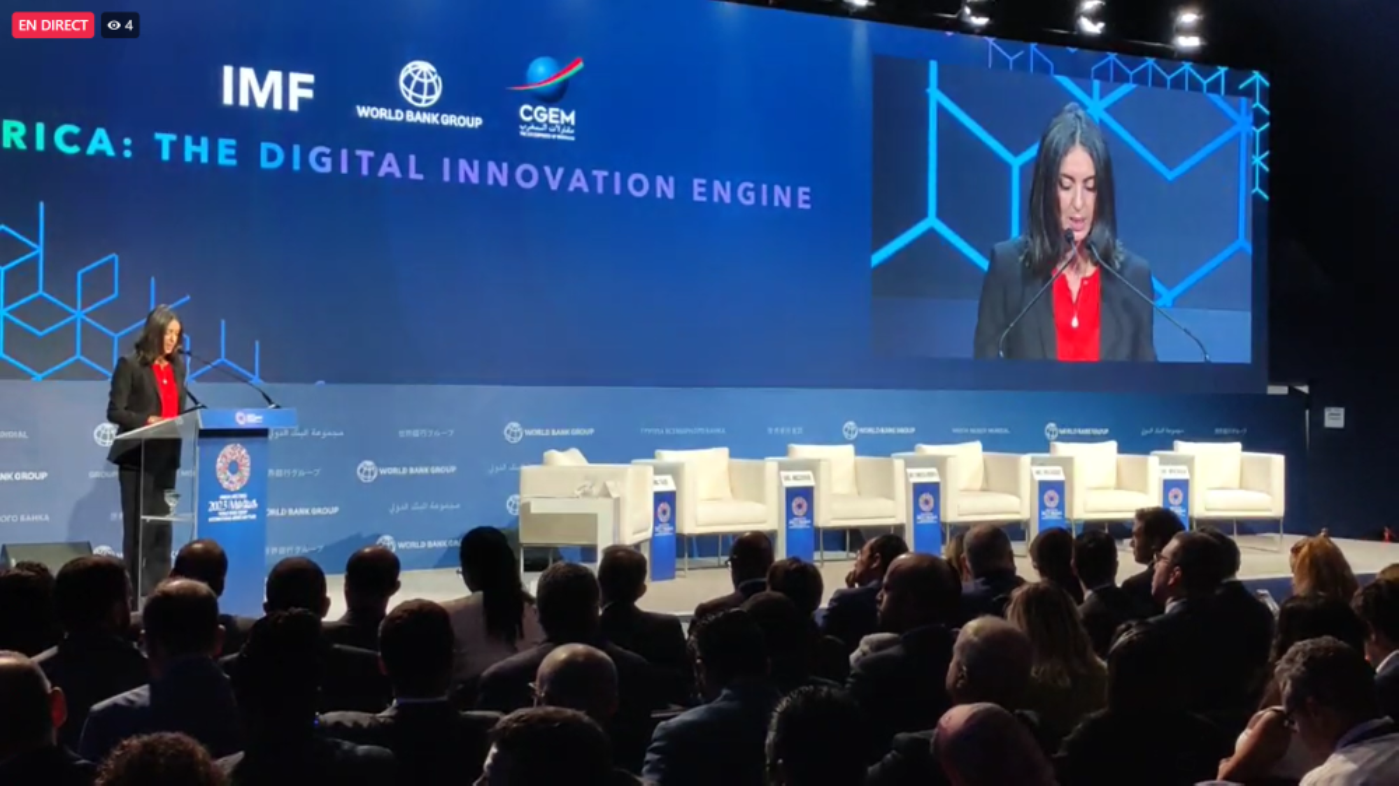 En direct des Assemblées FMI-BM : "Africa, the digital innovation engine" organisé par la CGEM, le FMI et la BM