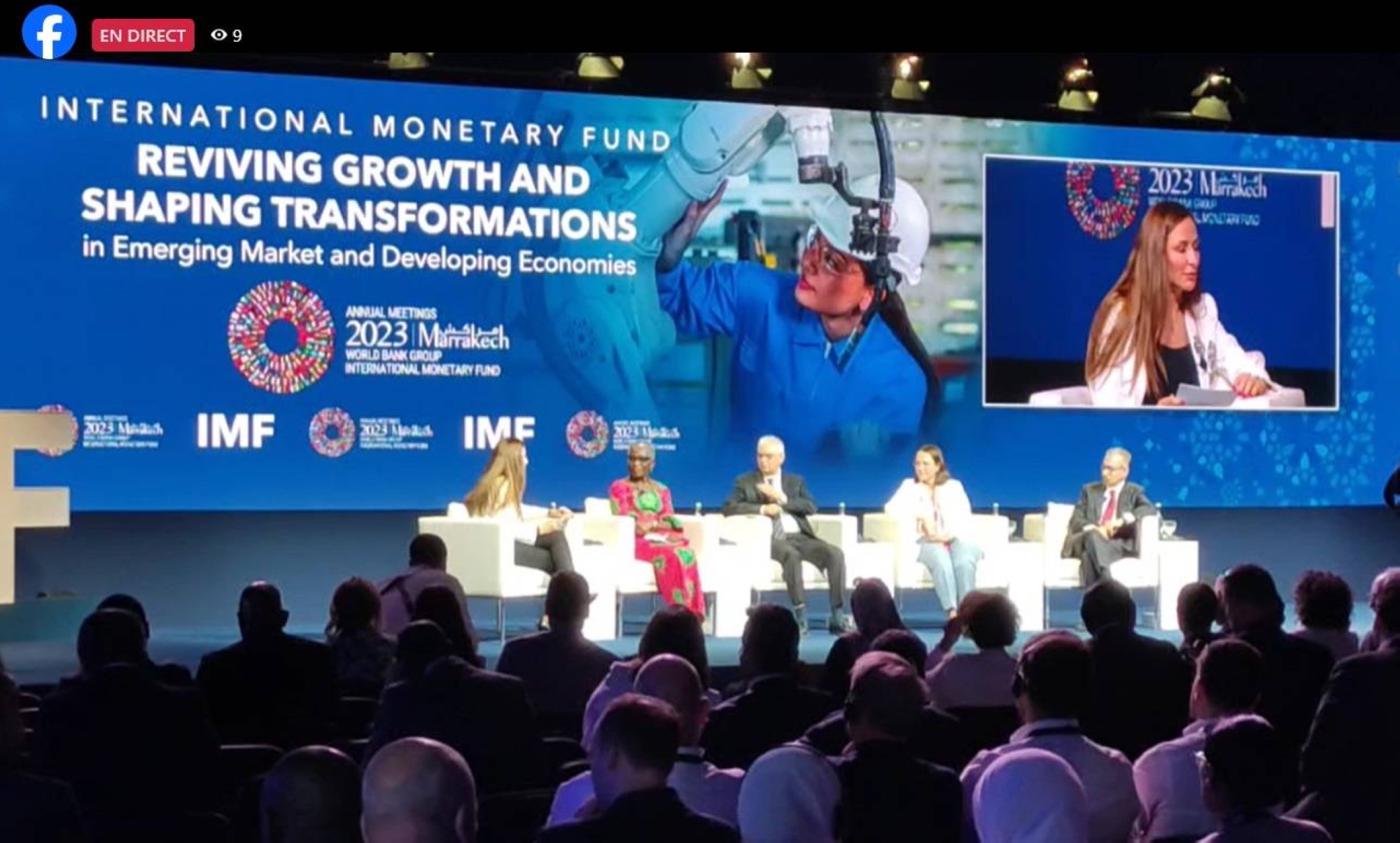 En direct des Assemblées FMI-BM : Relancer la croissance et façonner les transformations dans les marchés émergents