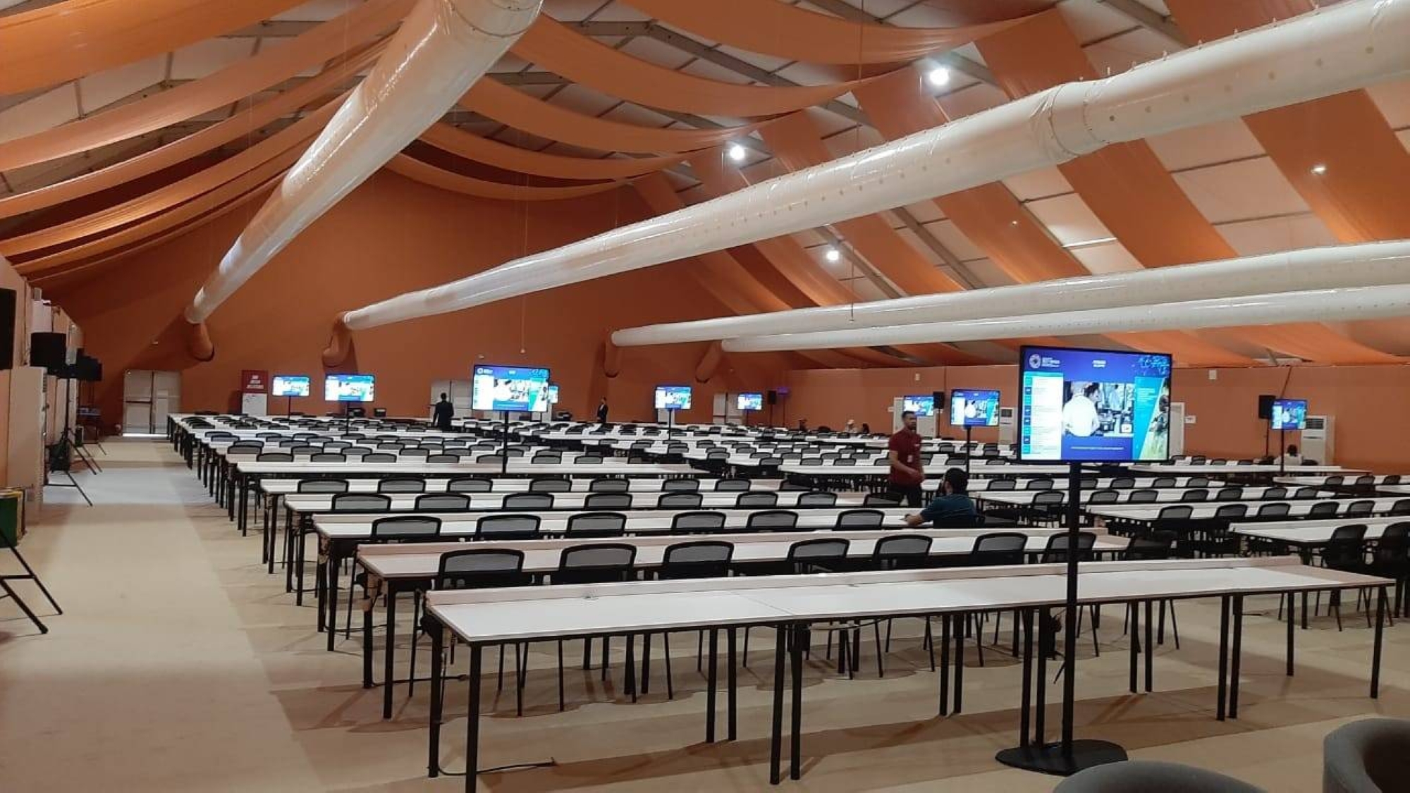 Séisme : les équipements du village des Assemblées BM-FMI serviront à aménager des écoles affectées