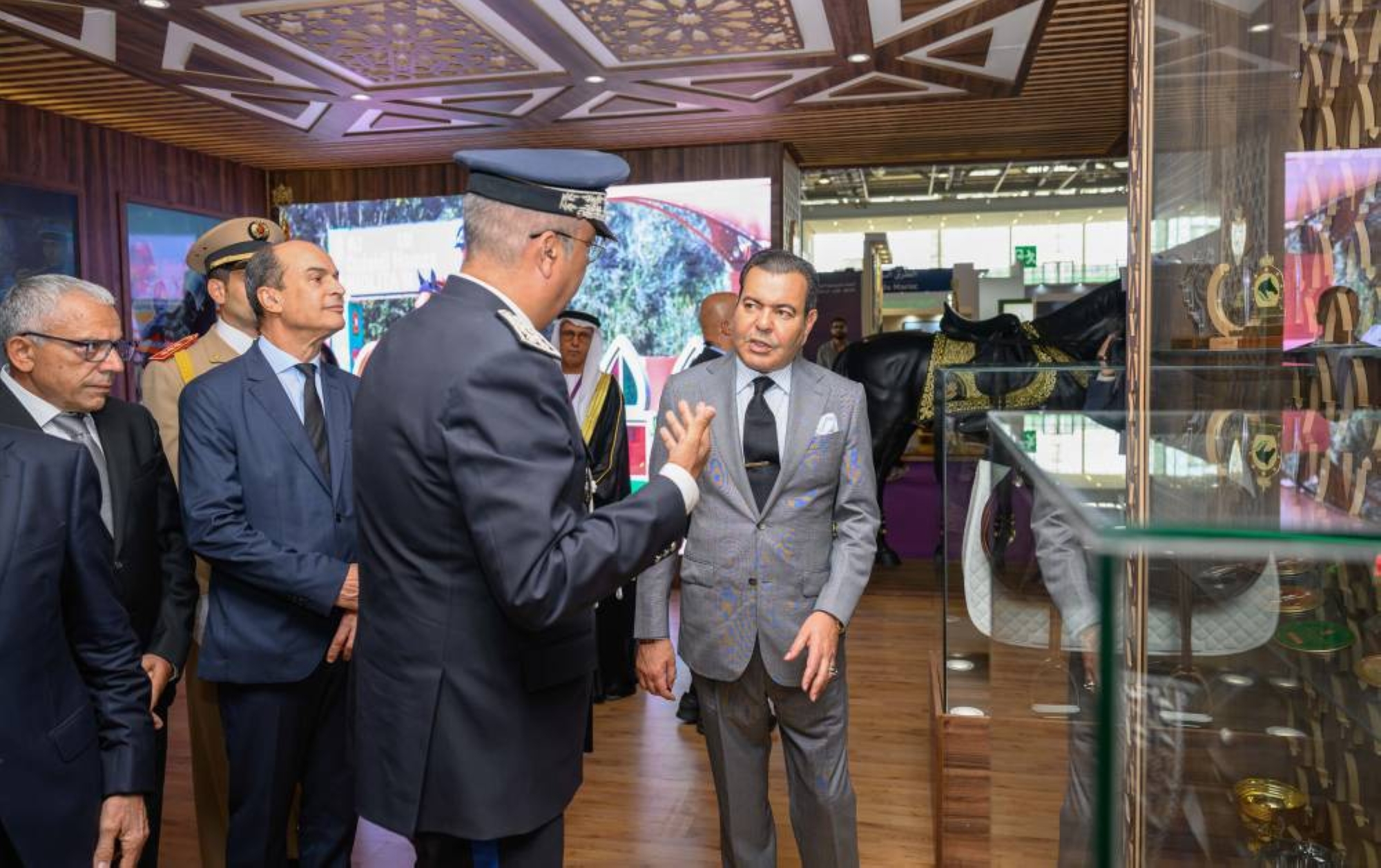 S.A.R. le Prince Moulay Rachid préside l'ouverture de la 14ème édition du Salon du cheval d'El Jadida