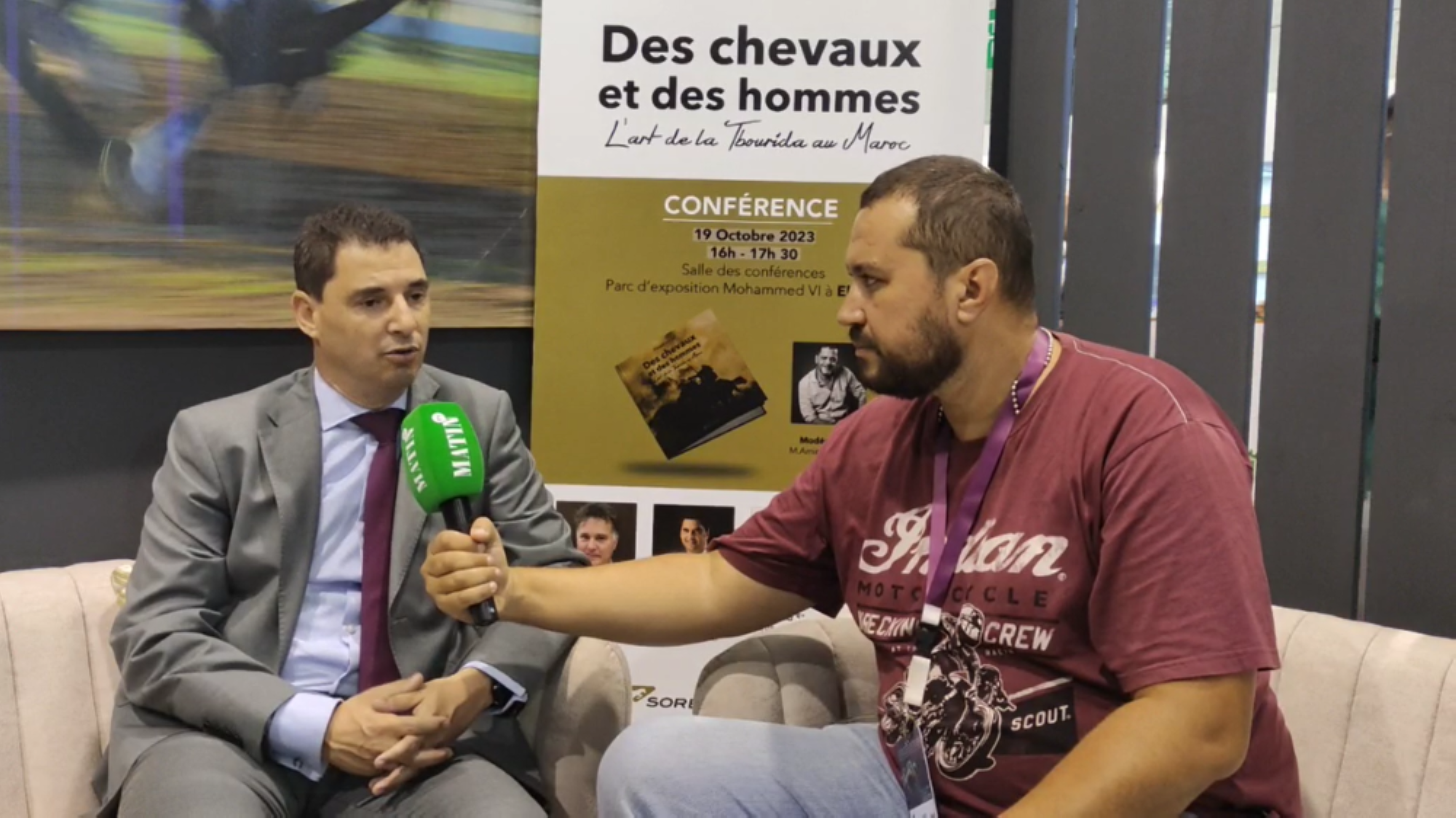 En direct du Salon du cheval 2023 : entretien avec le PDG de la SOREC, Omar Skalli