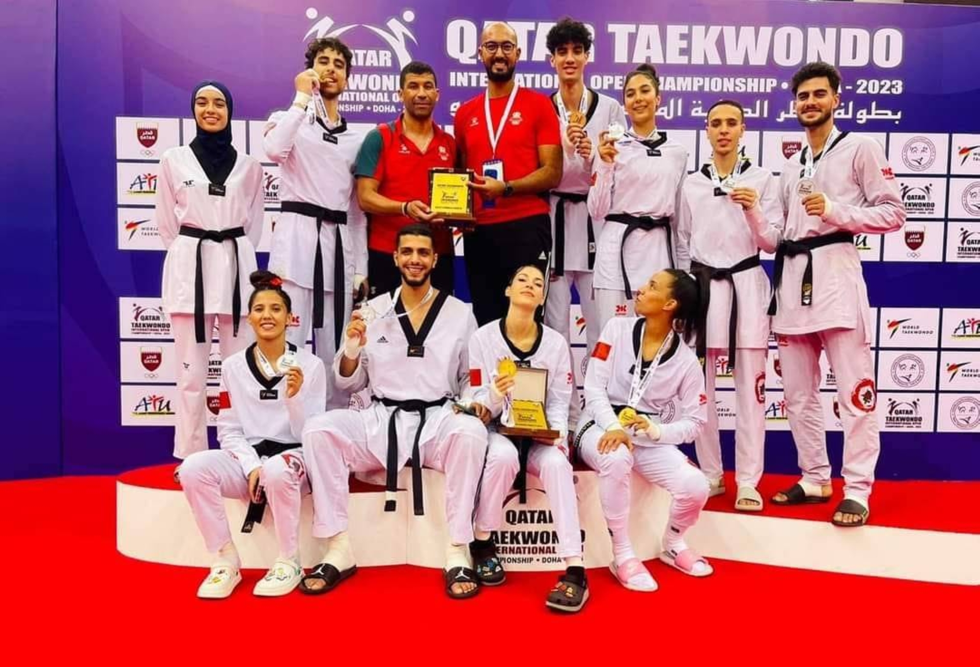 Open G1 du Qatar de Taekwondo : le Maroc rafle neuf médailles, dont quatre en or