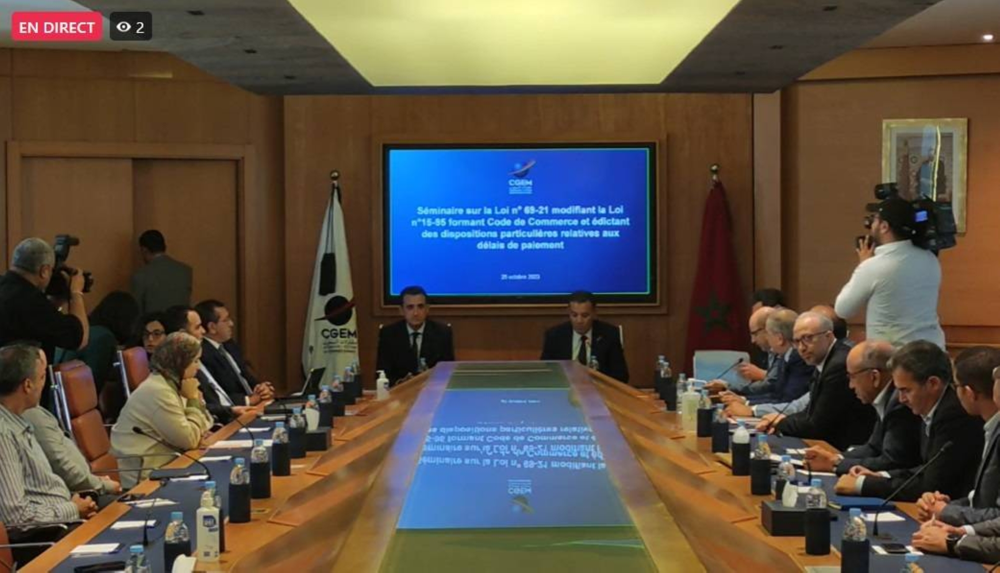 En direct de la CGEM : séminaire d'information sur la nouvelle loi relative aux délais de paiement