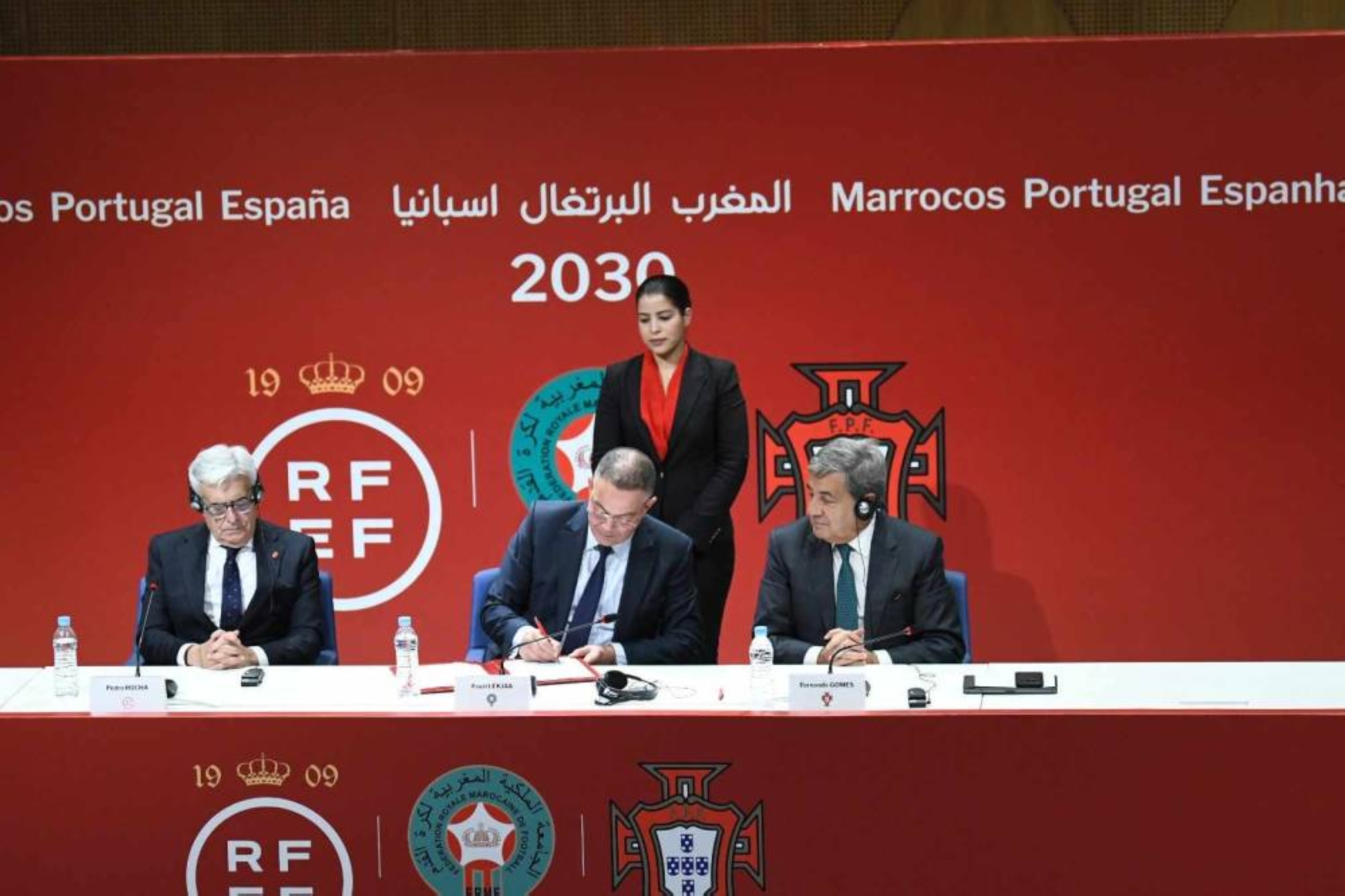 Signature de l’accord officiel pour l’organisation du Mondial 2030