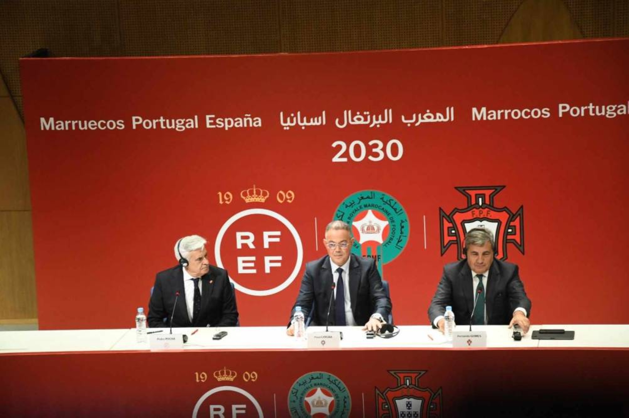 Signature de l’accord officiel pour l’organisation du Mondial 2030
