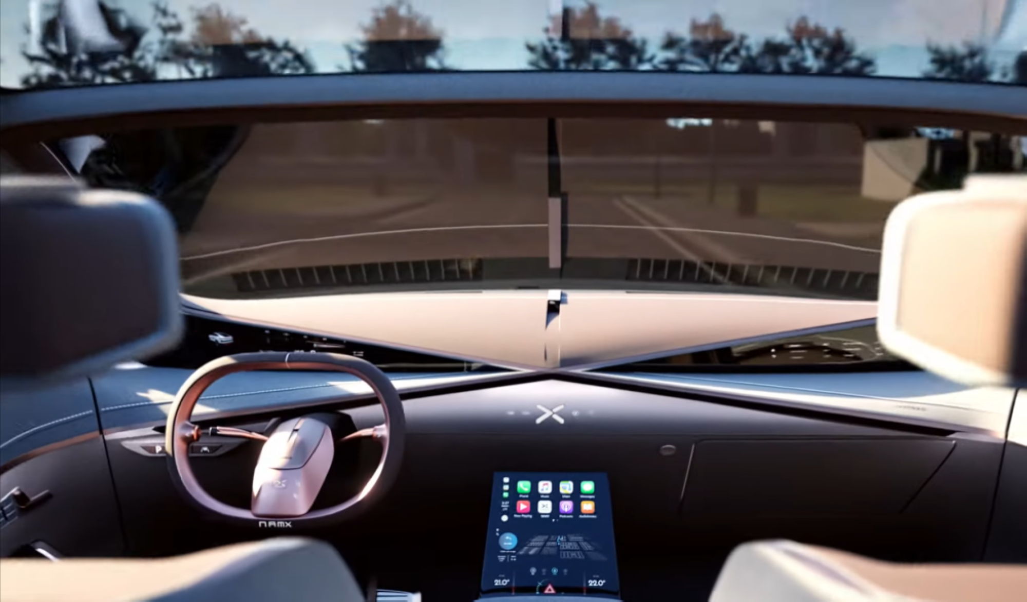 Automobile : le design intérieur du NamX HUV dévoilé