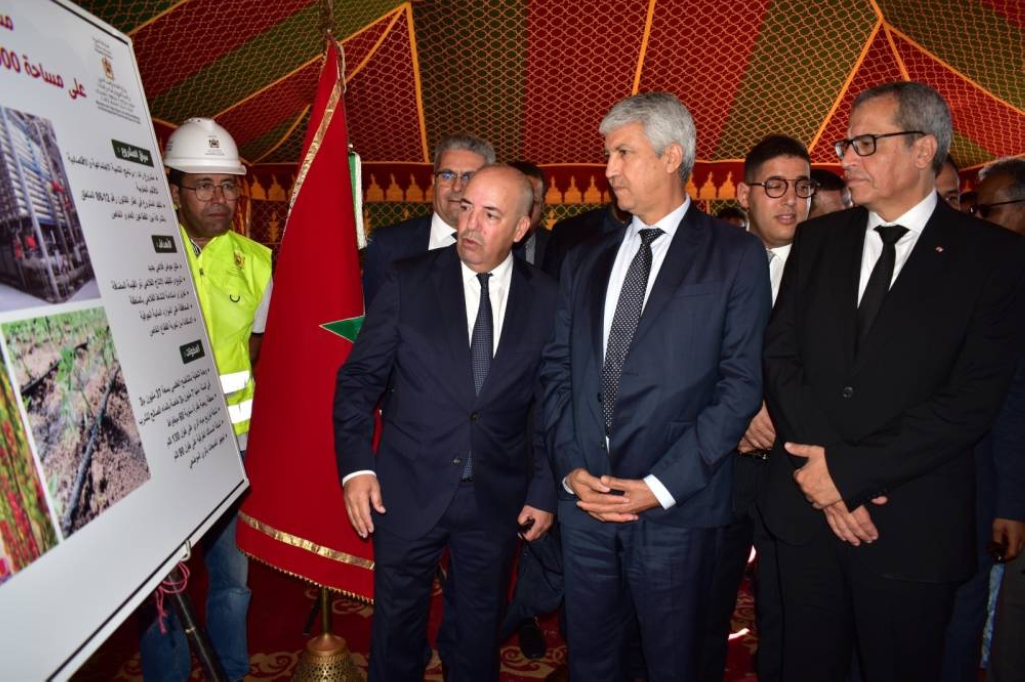 Boujdour: Inauguration du projet d'aménagement hydro-agricole à Jraifia
