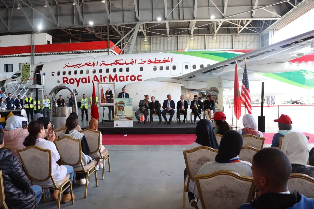 Nouaceur : plus de 100 élèves initiés aux opportunités de carrière dans l'aéronautique 