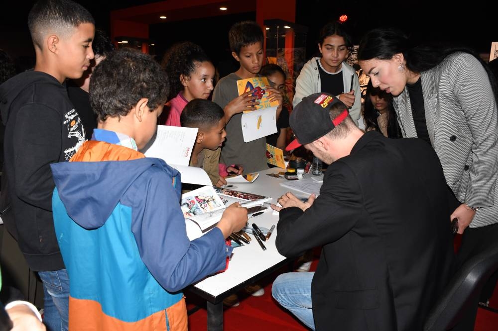 Bandes dessinées : L’espace Marvel séduit les visiteurs du SILEJ