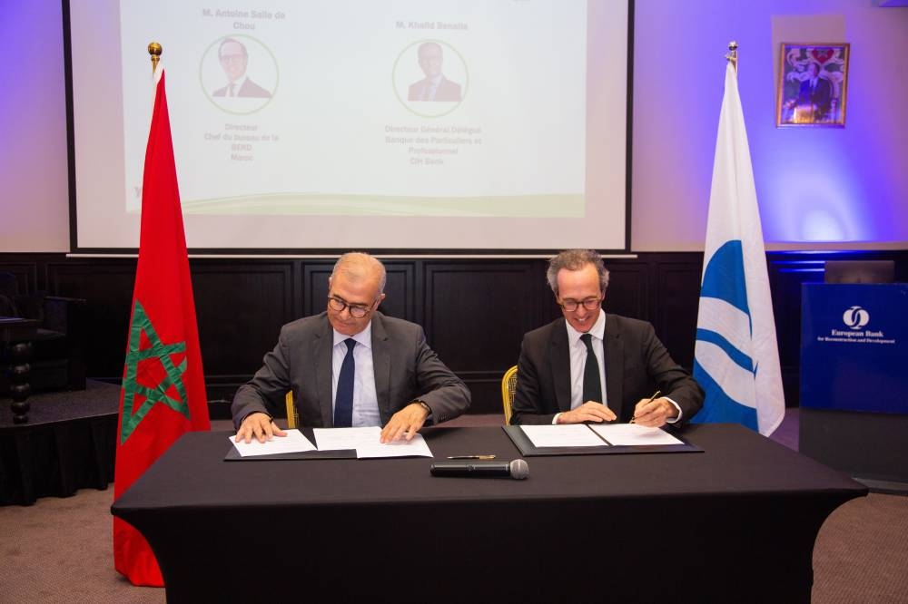 BERD : prêt de 20 millions d'euros au CIH Bank pour financer l'entrepreneuriat des jeunes