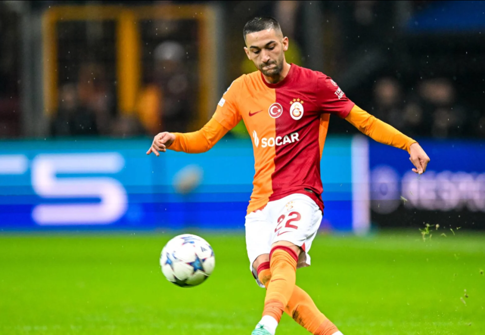 Galatasaray-Manchester United : Hakim Ziyech auteur d'un doublé