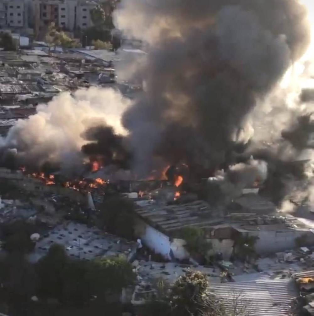 Grand incendie déclenché ce vendredi à Derb Ghallef