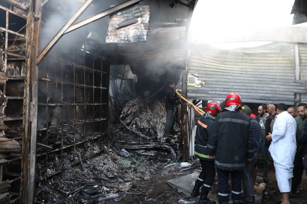 Grand incendie déclenché ce vendredi à Derb Ghallef