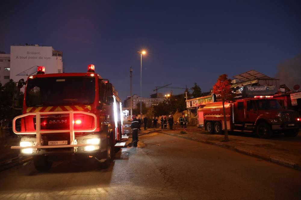 Grand incendie déclenché ce vendredi à Derb Ghallef