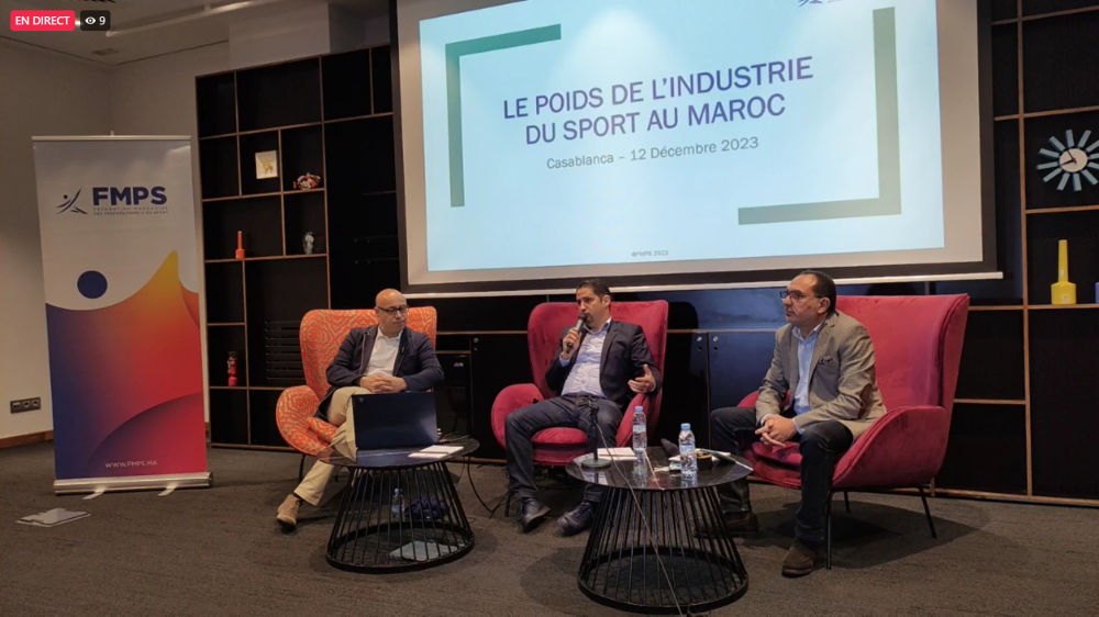 En direct  : Présentation des résultats de la première étude sur l'industrie du Sport au Maroc