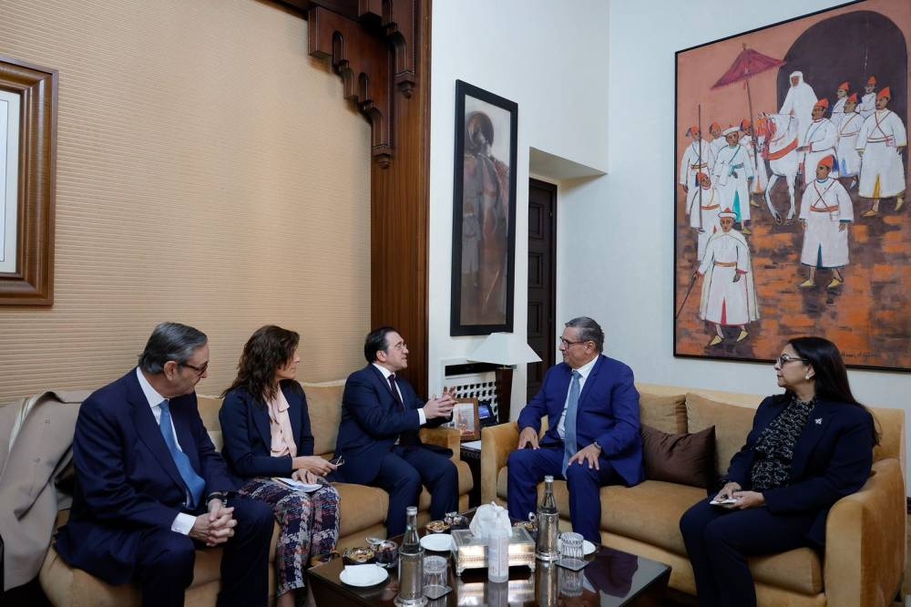 Maroc-Espagne : Akhannouch reçoit le MAE espagnol José Manuel Albares