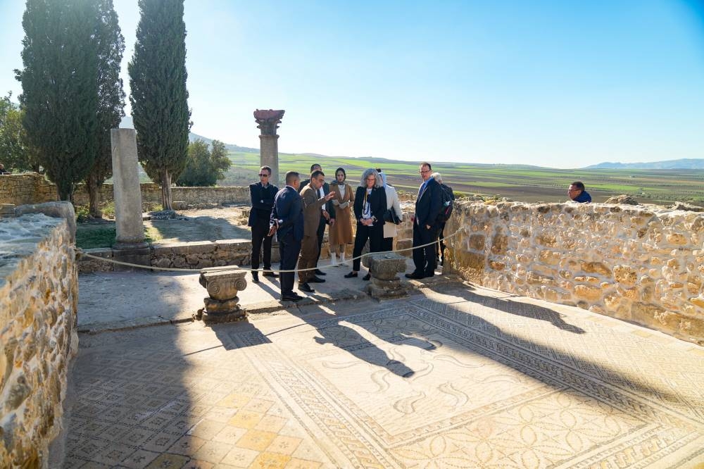 Volubilis: Achèvement du projet de restauration des mosaïques