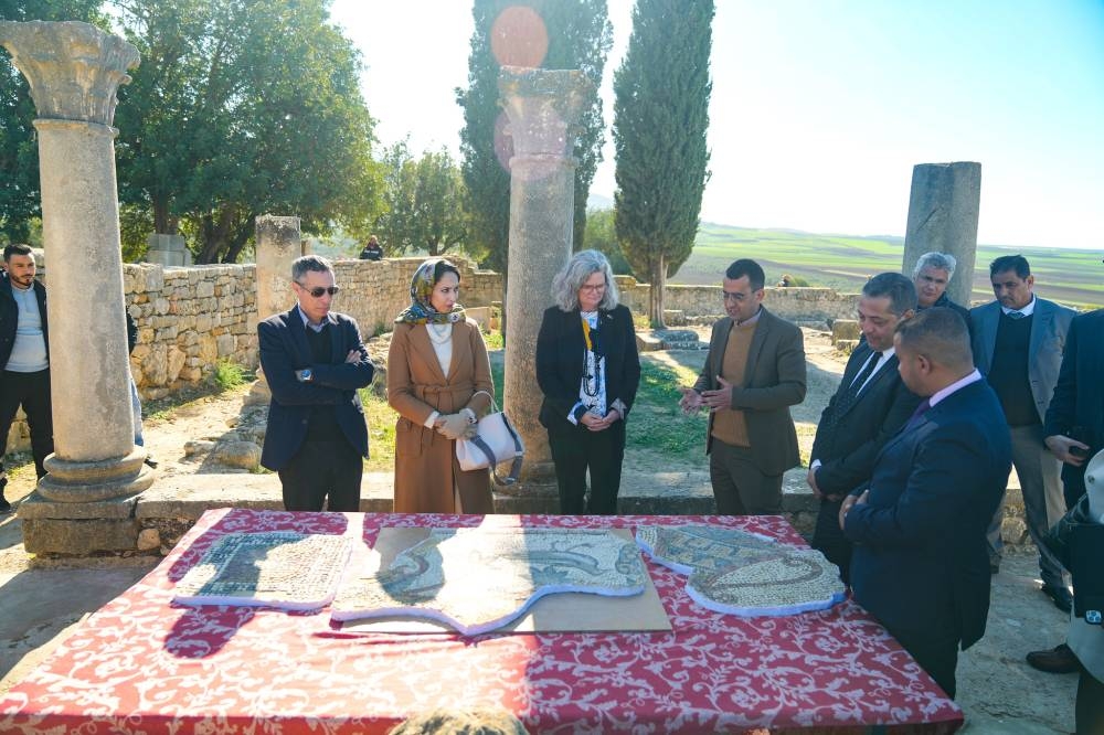Volubilis: Achèvement du projet de restauration des mosaïques