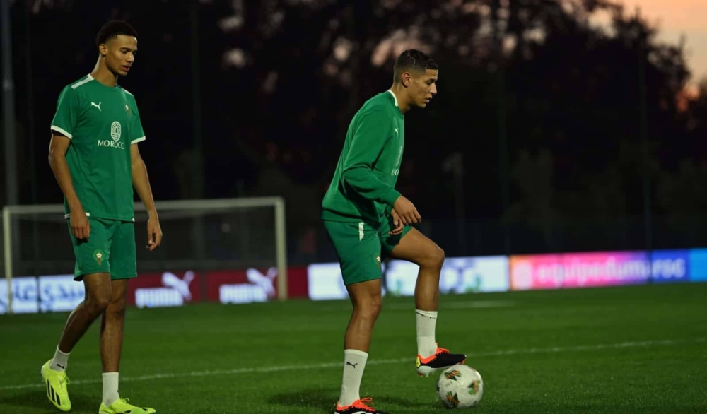 CAN 2023: première séance d’entraînement des Lions de l’Atlas à Maâmoura