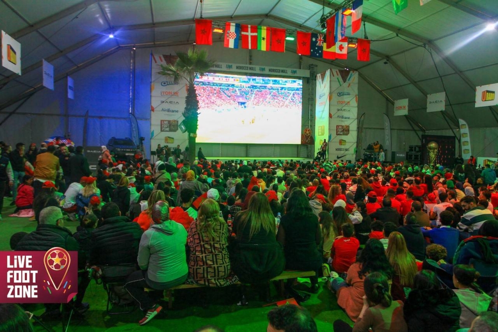 CAN 2023 : un village d’animation aménagé au Morocco Mall par Live Foot Zone