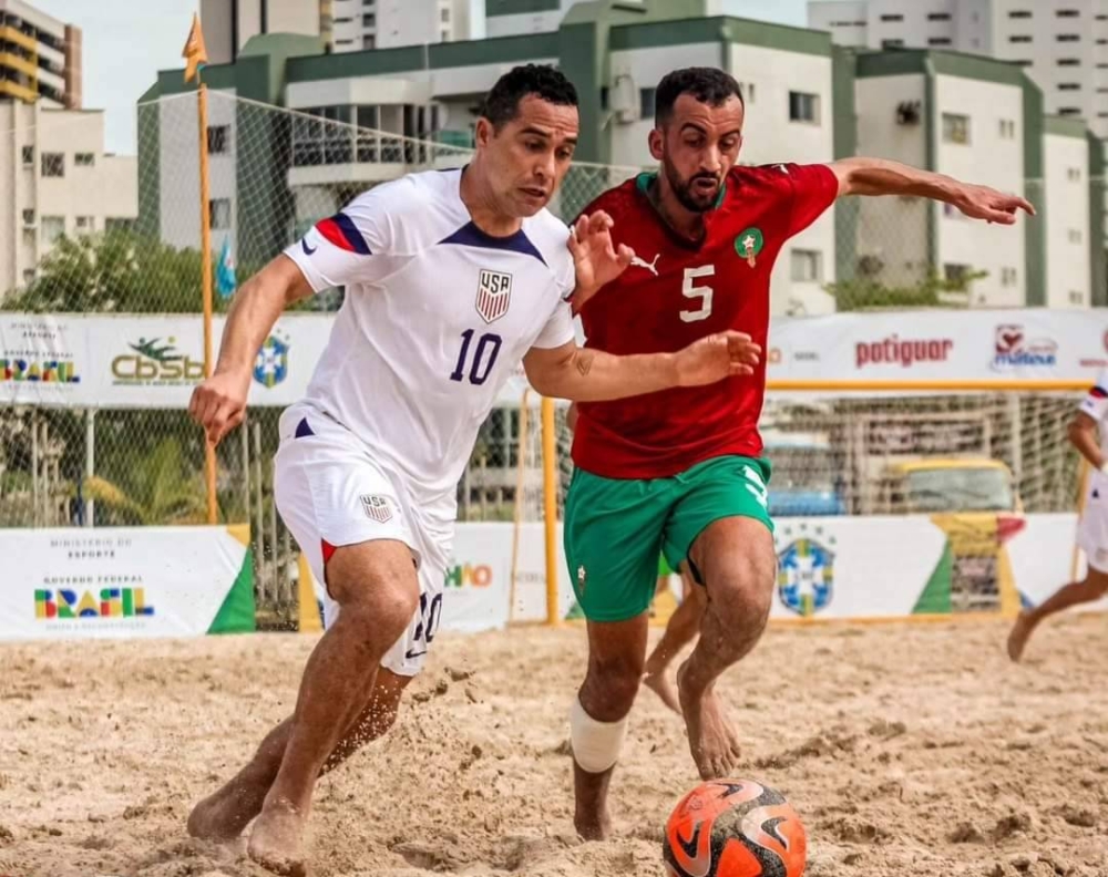 Beach soccer : le Maroc vice-champion du Tournoi de Maranhao au Brésil
