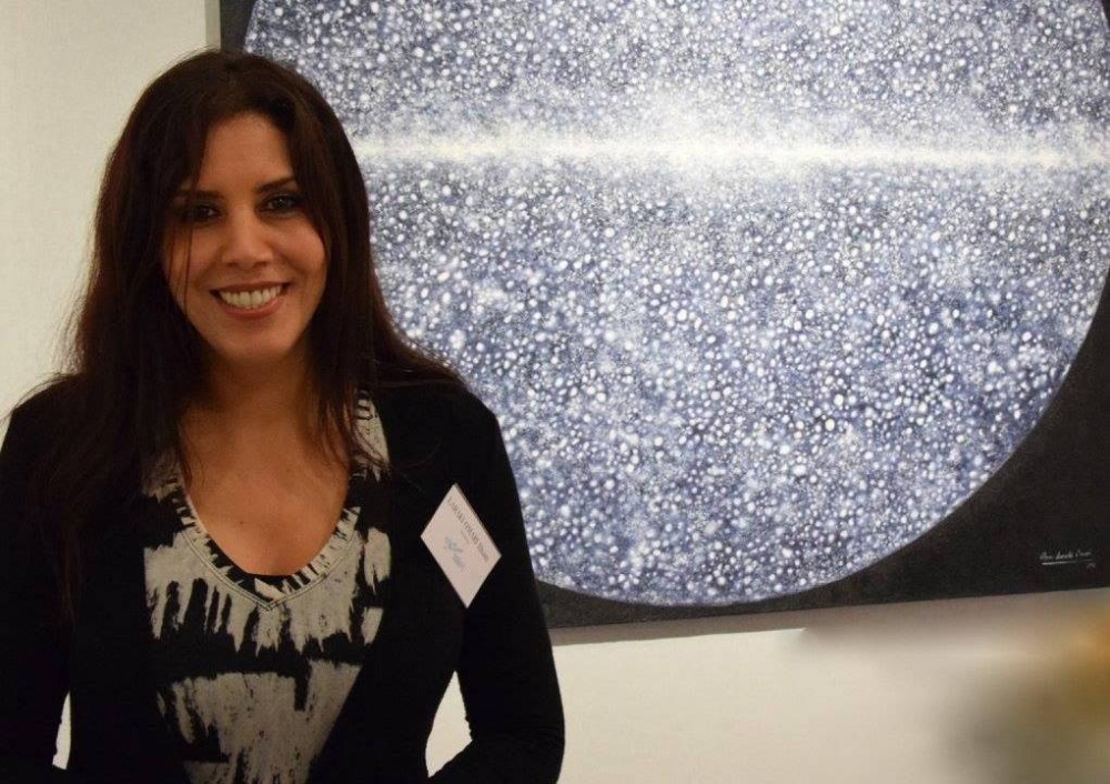 Salon d’Automne de Paris : Ilham Laraki Omari présente une peinture du temps