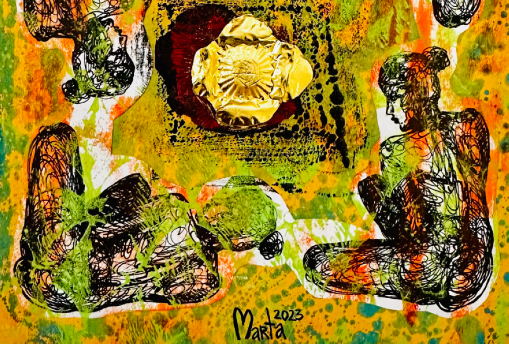 Bassma Art Gallery: Exposition d'artistes marocains et bulgares