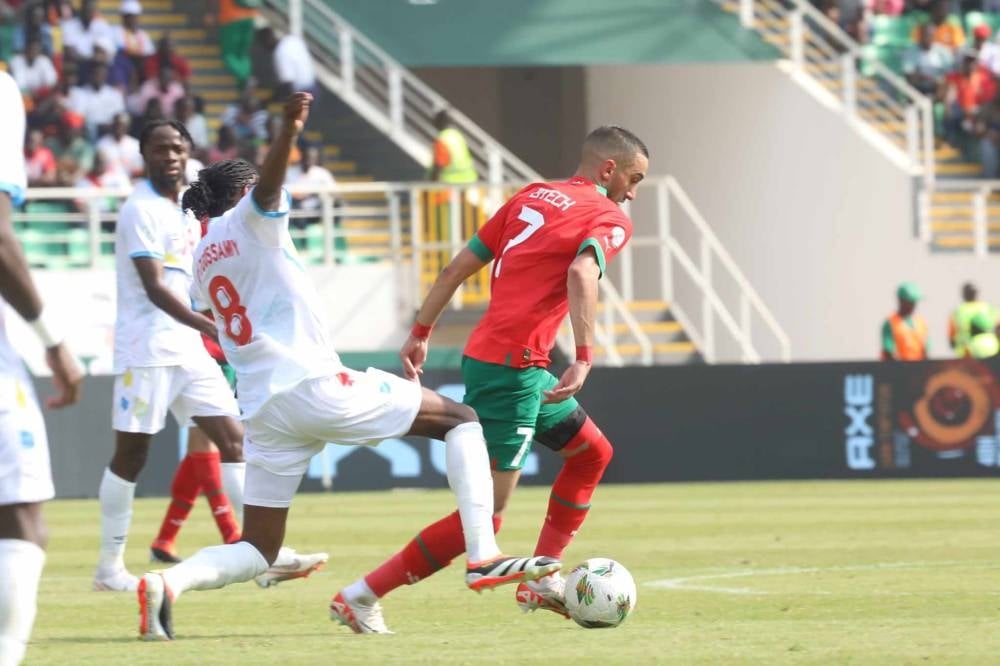 CAN 2023 : Hakim Ziyech toujours absent lors de l'entraînement de vendredi