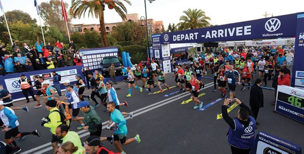 En direct : arrivée du Marathon international de Marrakech avec la victoire du Kényan, Sammy Kitwara