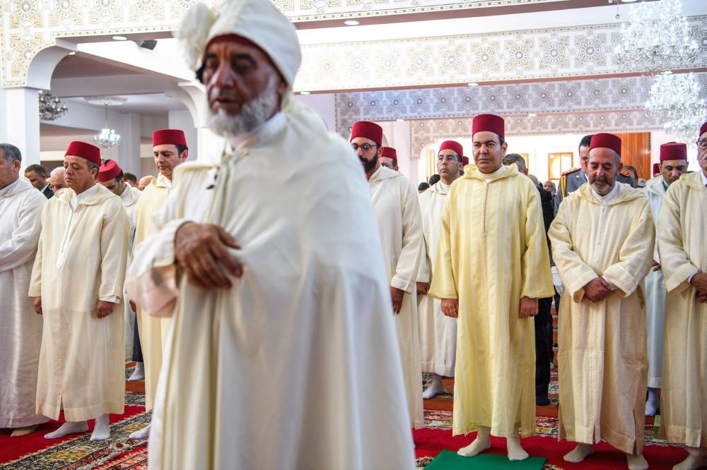 Obsèques à Casablanca de Feu Mohamed Bensaïd Aït Idder en présence de S.A.R. le Prince Moulay Rachid