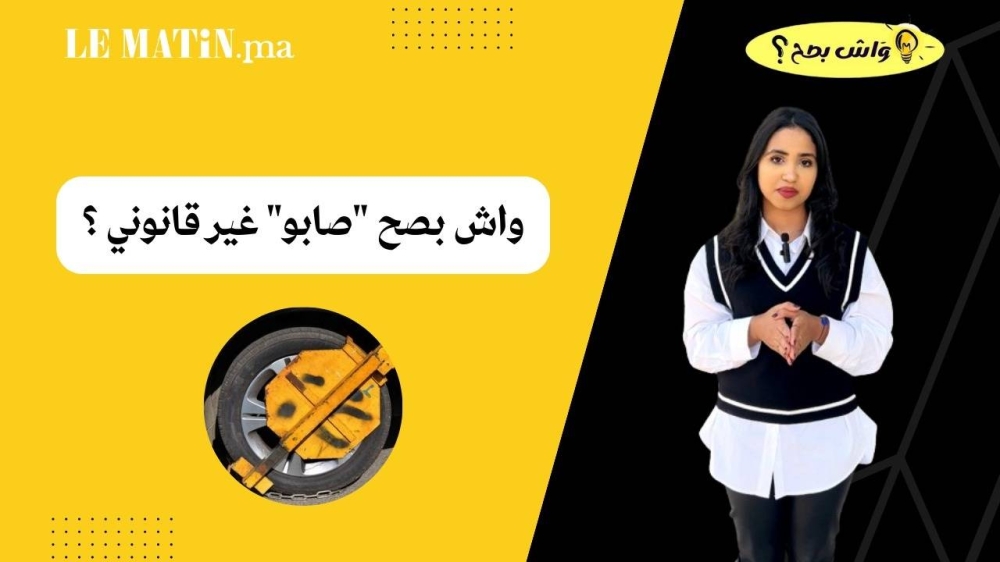 "واش بصح" by Le Matin : la pose du sabot est-elle illégale ?