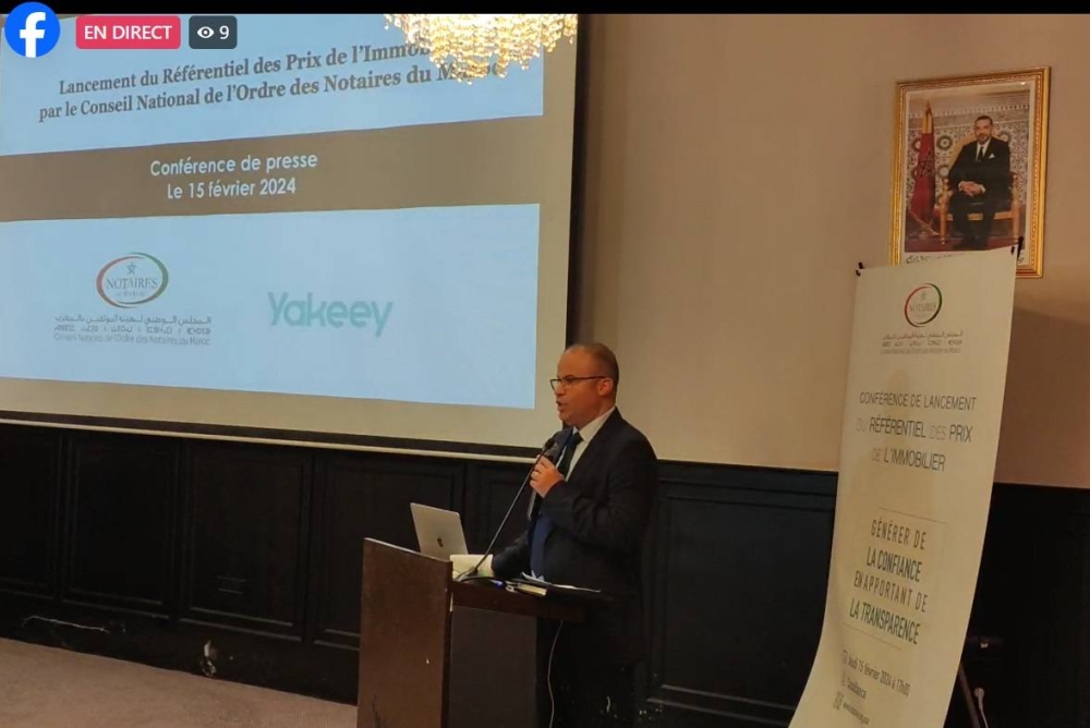 En direct. Lancement du Référentiel des Prix de l'Immobilier