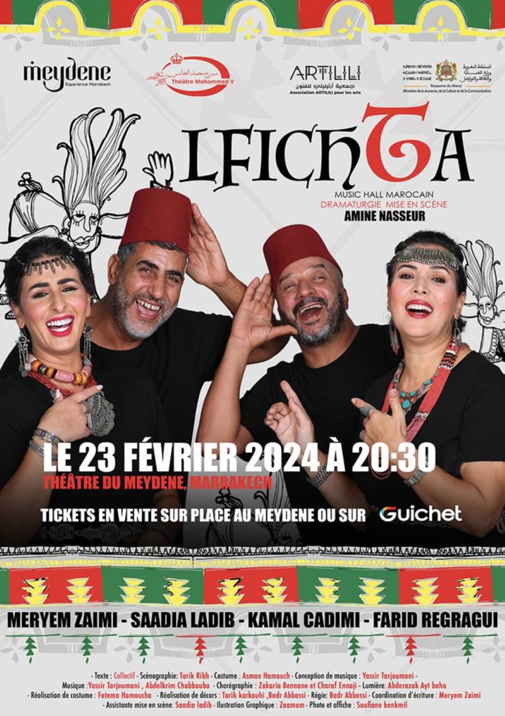 La pièce de théâtre «L’fichta» au Meydene