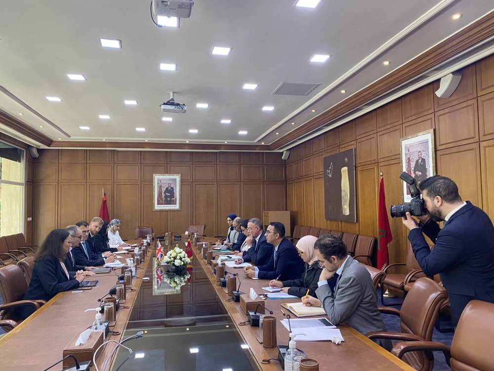 Mondial 2030 : Lekjaa reçoit l'Autorité Britannique des Infrastructures et des grands projets