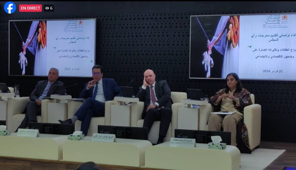 En direct : Le CESE présente son avis sur la problématique du mariage des petites filles