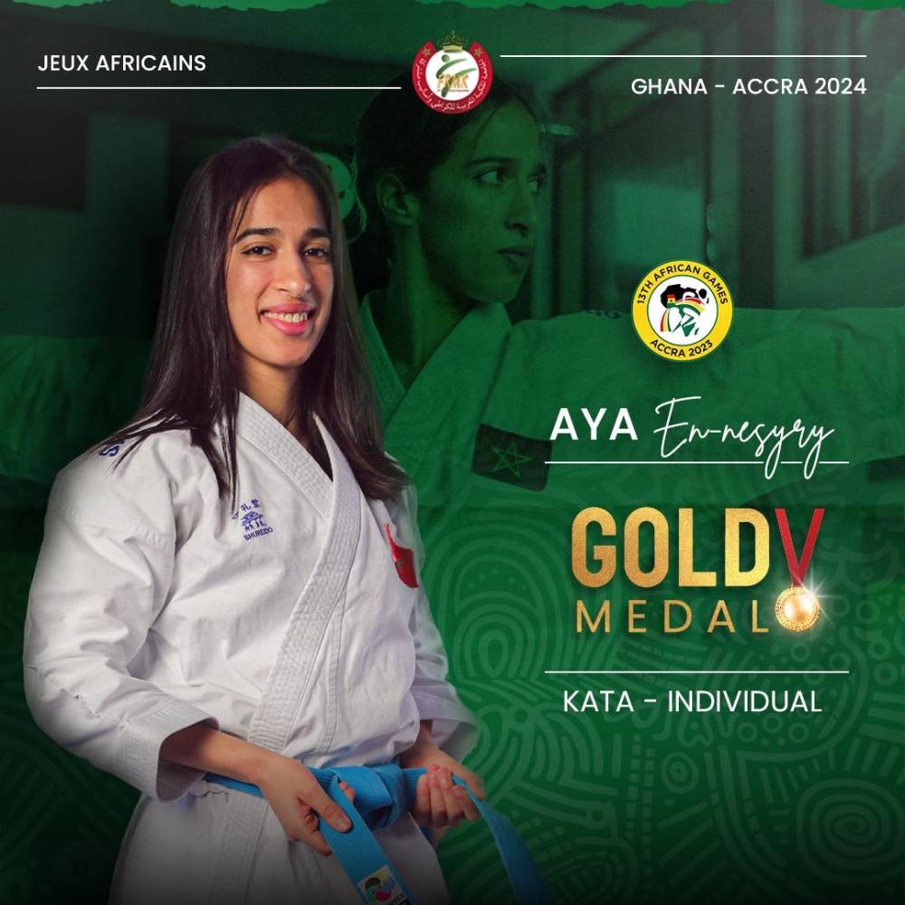 Jeux africains 2024: Le karaté marocain termine en 3e position avec 10 médailles
