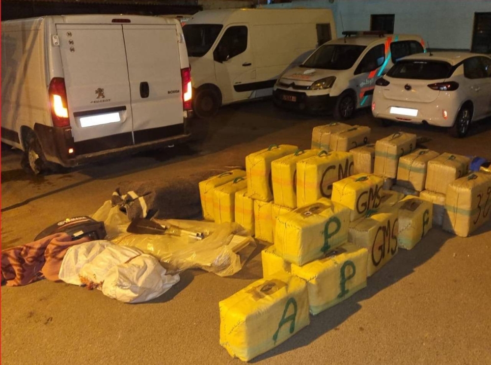 Casablanca : Mise en échec d'une tentative de trafic d'une tonne et 420 kg de chira