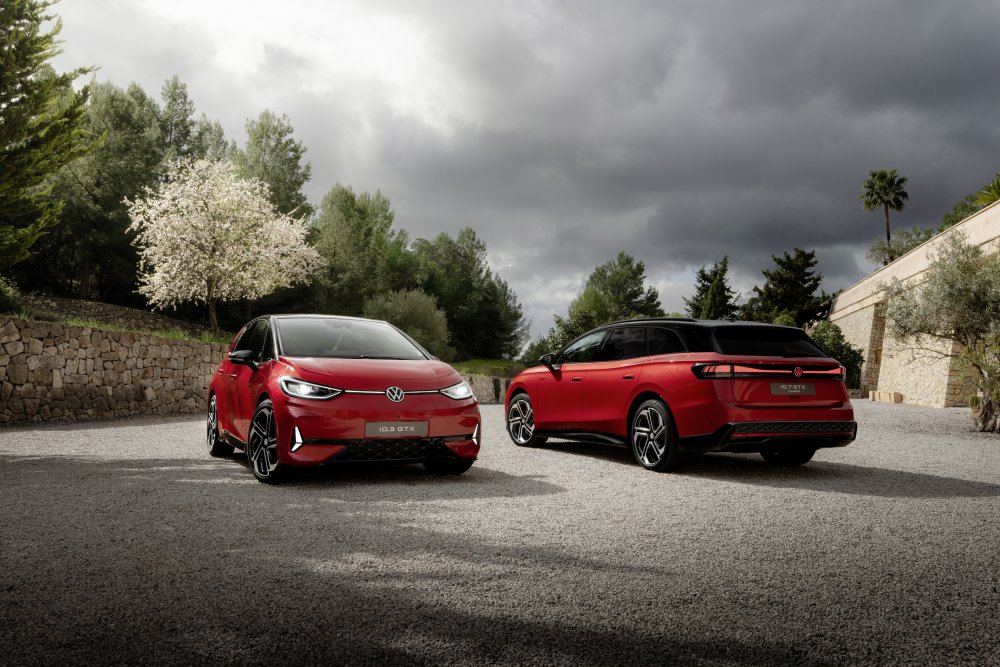 Les nouvelles Volkswagen ID.3 GTX et ID.7 GTX Tourer offrent plus de puissance