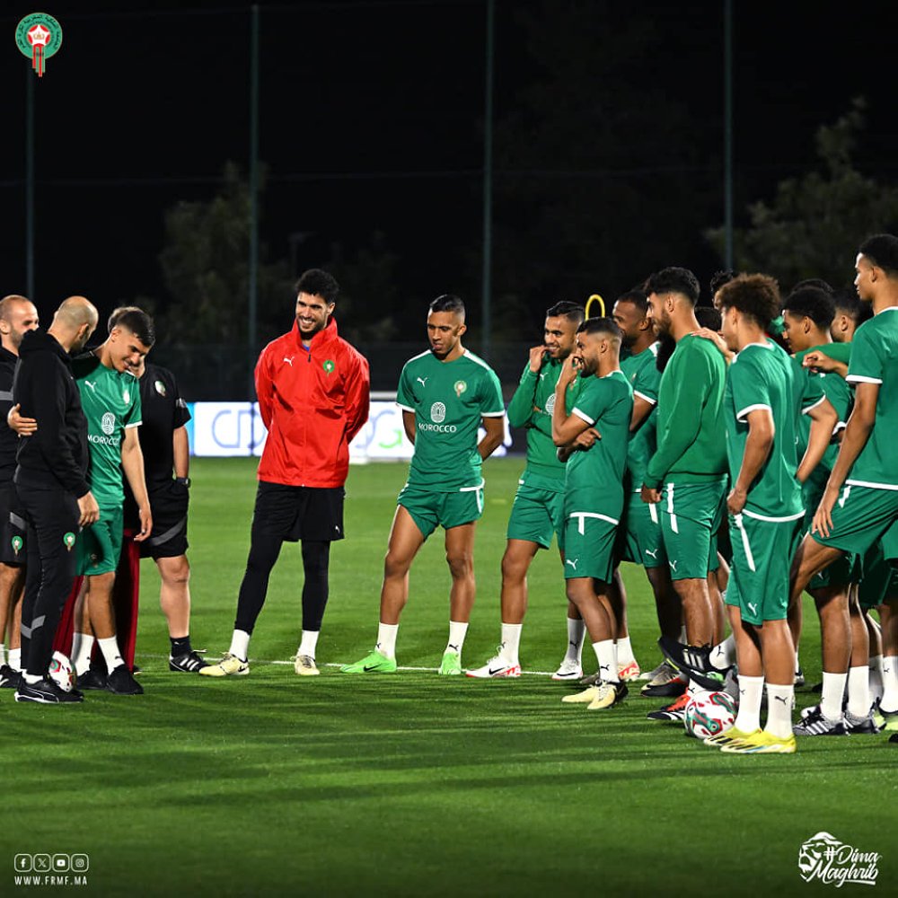 Les Lions de l’Atlas entament le rassemblement à Maâmora avec Diaz, Ben Seghir, Akhomach et Lakhedim