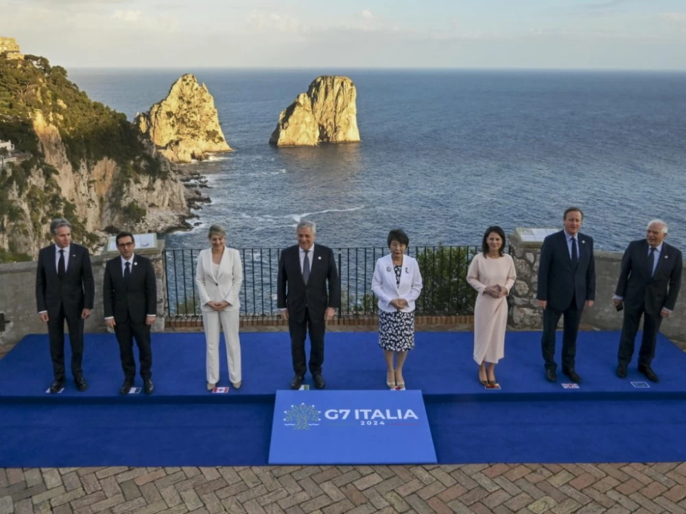 L'Ukraine, le Proche-Orient, la Chine, les sujets n'ont pas manqué jeudi à la réunion des ministres des affaires étrangères du G7 à Capri.