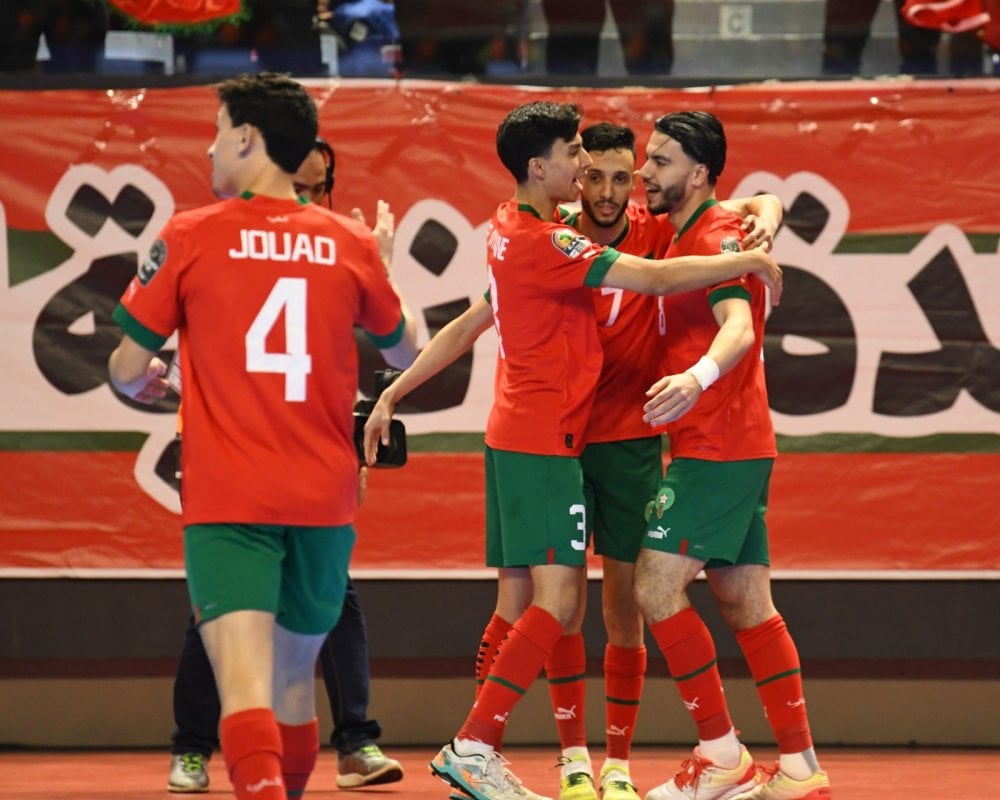 CAN 2024 de futsal : les Lions de l'Atlas surclassent la Libye et se qualifient pour la finale et le mondial