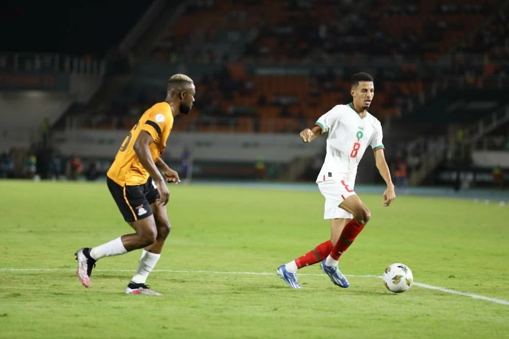 Le dernier match ayant opposé le Maroc à la Zambie s'est soldé par une victoire des Lions en Côte d'Ivoire (1-0). Ph. Seddik