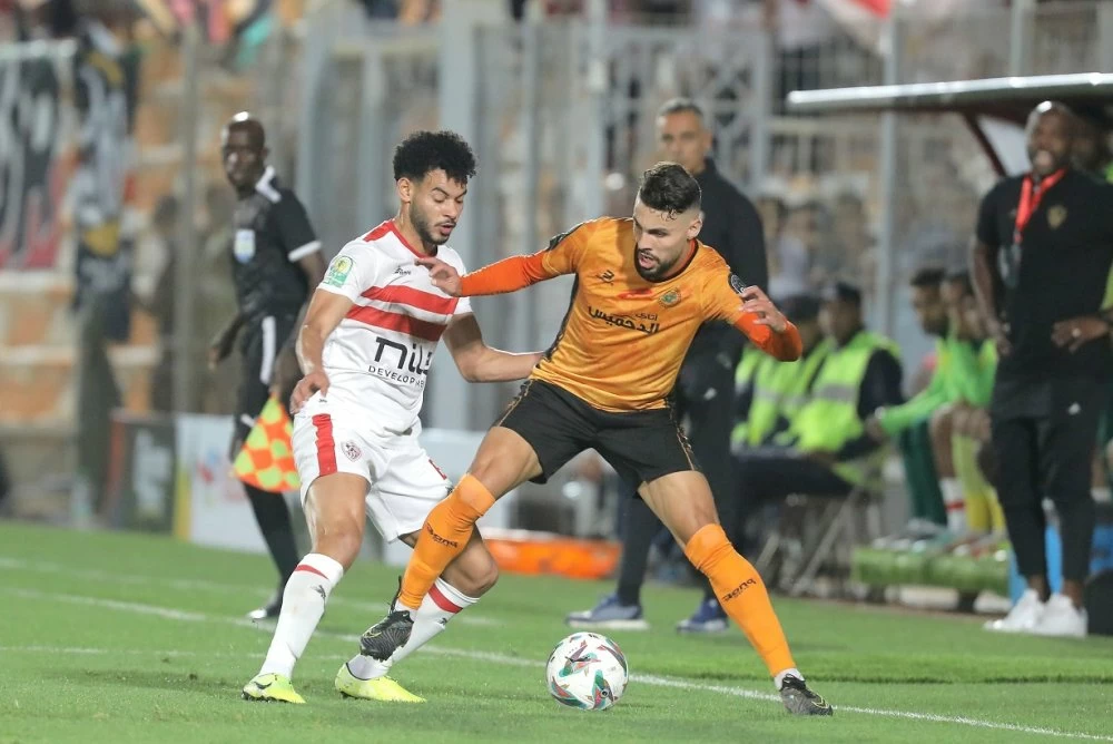 Mohamed El Mourabite s'est distingué dimanche face au Zamalek, en adressant la passe décisive du 2e but signé Adil Tahif.                                                                                                                Ph. Seddik