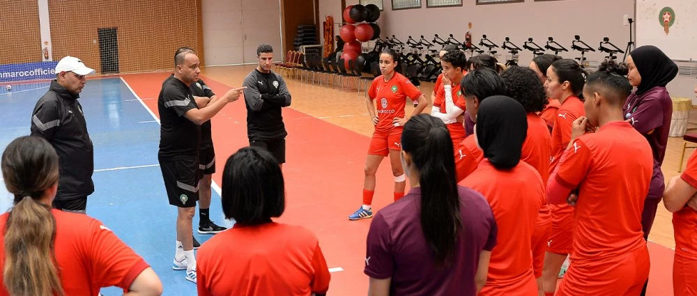 Vingt-et-une joueuses ont pris part à un stage de préparation à Maâmora, en prévision de la participation de l'équipe nationale au tournoi international en Croatie.                                                                                           Ph. FRMF