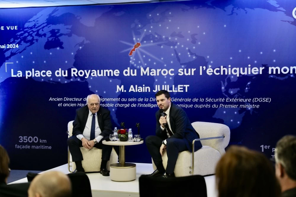 Alain Juillet a été interviewé par le DG de la CFCIM. Ph. Seddik